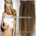 10to30inch Brazilian Remy hair clip in human hair extensions